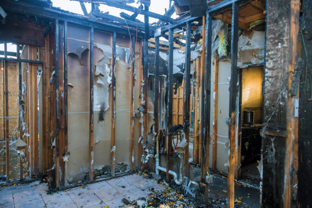 Professional Fire Damage Removal technician working in Prairie du Chien, WI